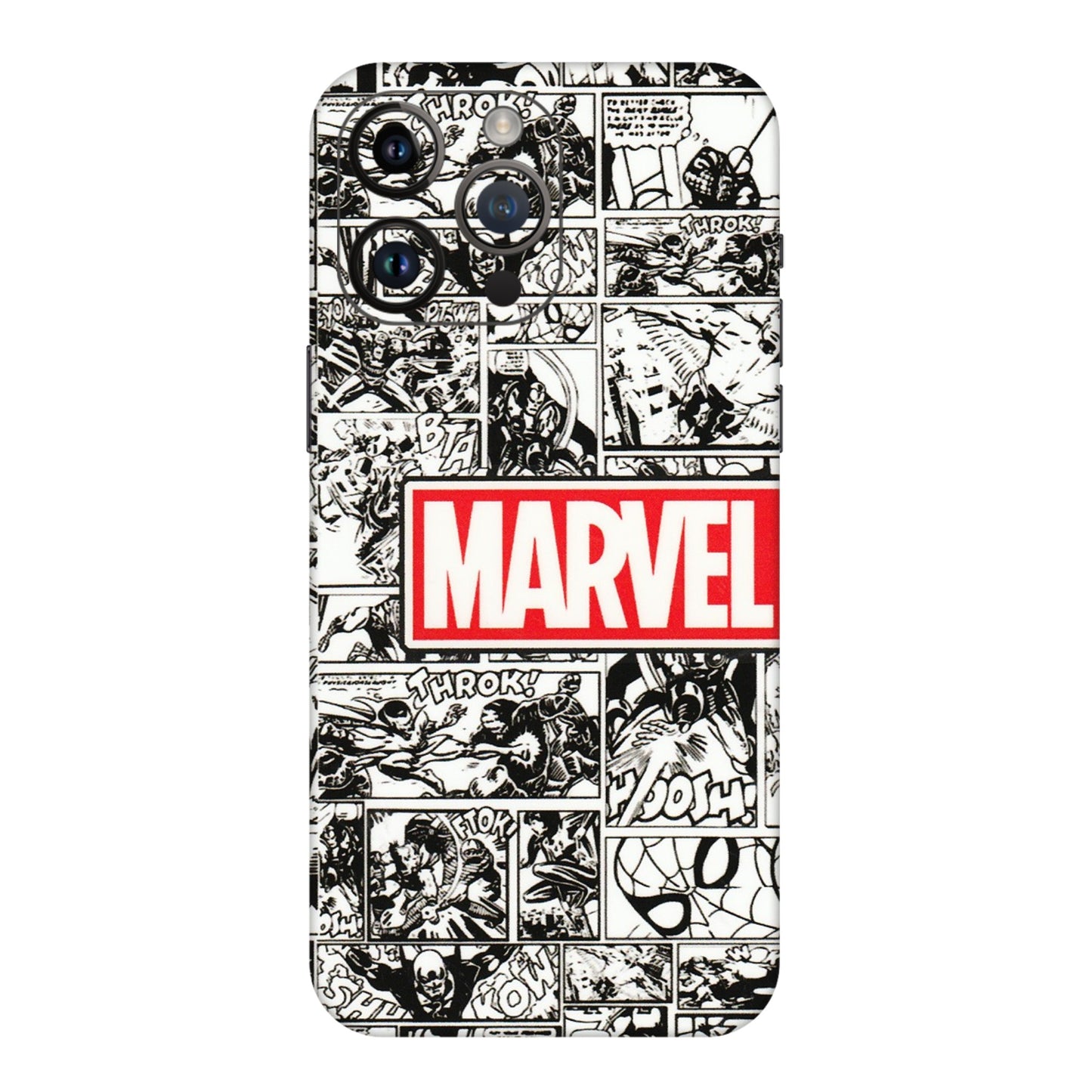 Apple iPhone Skins (All Models) - Marvel Comic - 3D Embossed Finish (L-171) iPhone 14 Pro Max