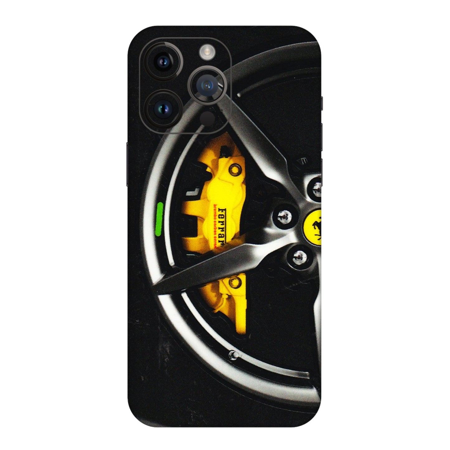 Apple iPhone Skins (All Models) - Ferrari Wheel Alloy - 3D Embossed Finish (L-173) iPhone 14 Pro Max