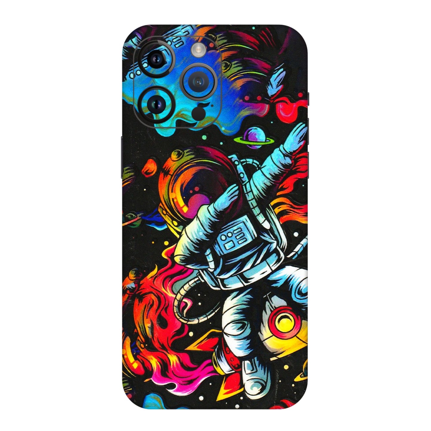 Apple iPhone Skins (All Models) - Astronaut Dope - 3D Embossed Finish (L-191) iPhone 14 Pro Max