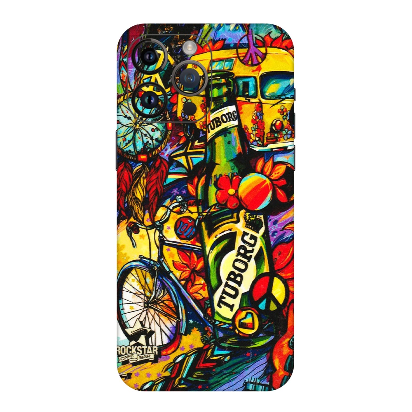 Apple iPhone Skins (All Models) - Cool Beer Bottle - 3D Embossed Finish (L-193) iPhone 14 Pro Max