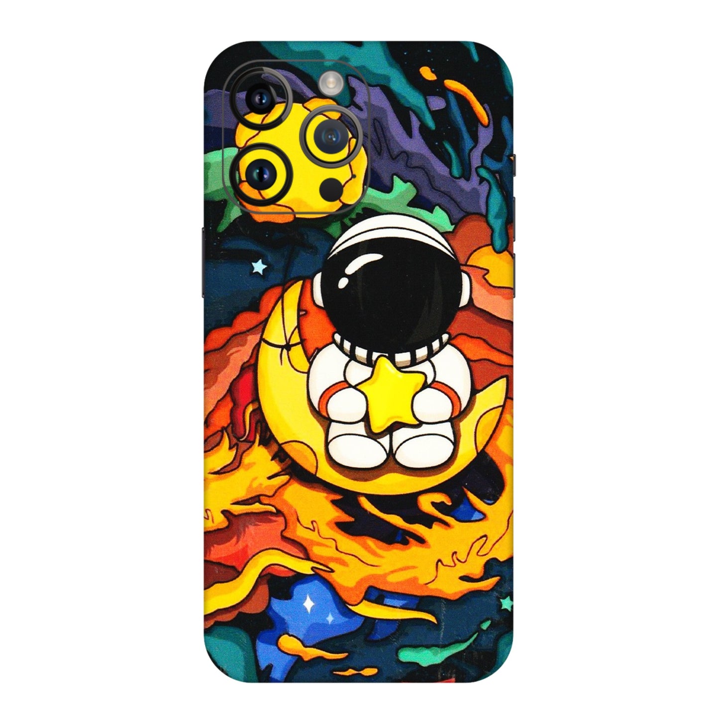 Apple iPhone Skins (All Models) - Baby Astronaut - 3D Embossed Finish (L-197) iPhone 14 Pro Max