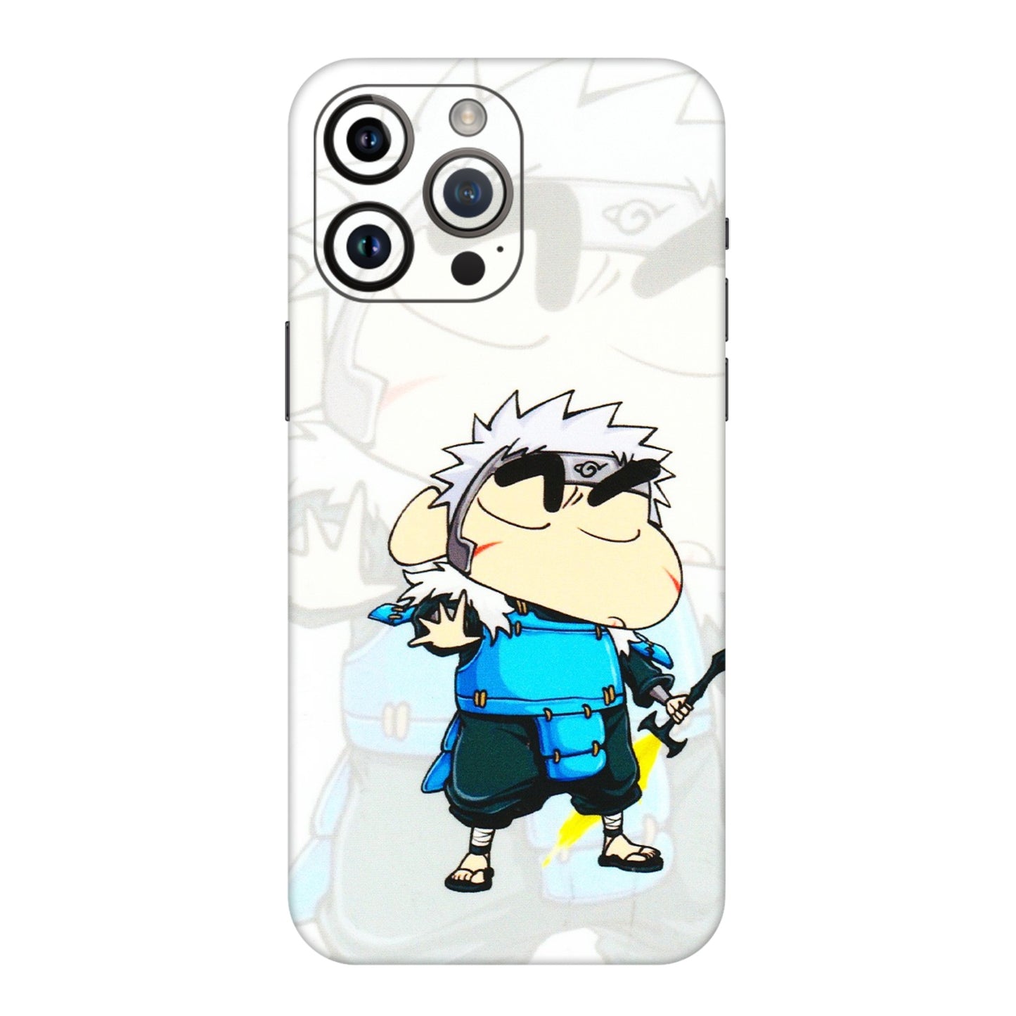 Apple iPhone Skins (All Models) - Angry Young Shinchan - 3D Embossed Finish (L-226) iPhone 14 Pro Max