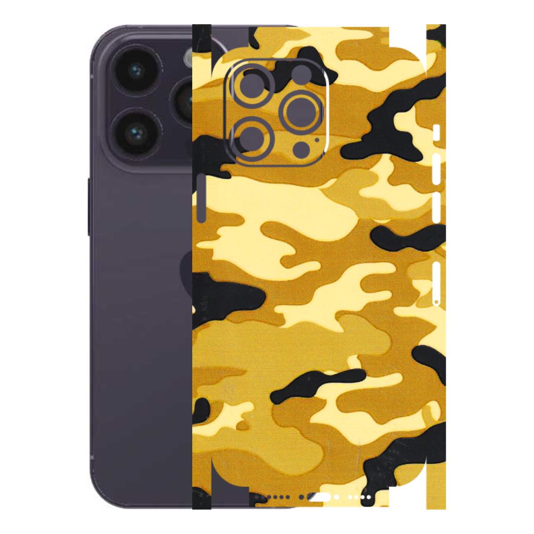 Apple iPhone Skins (All Models) - Indian Camo - 3D Embossed Finish (L-228) iPhone 14 Pro Max