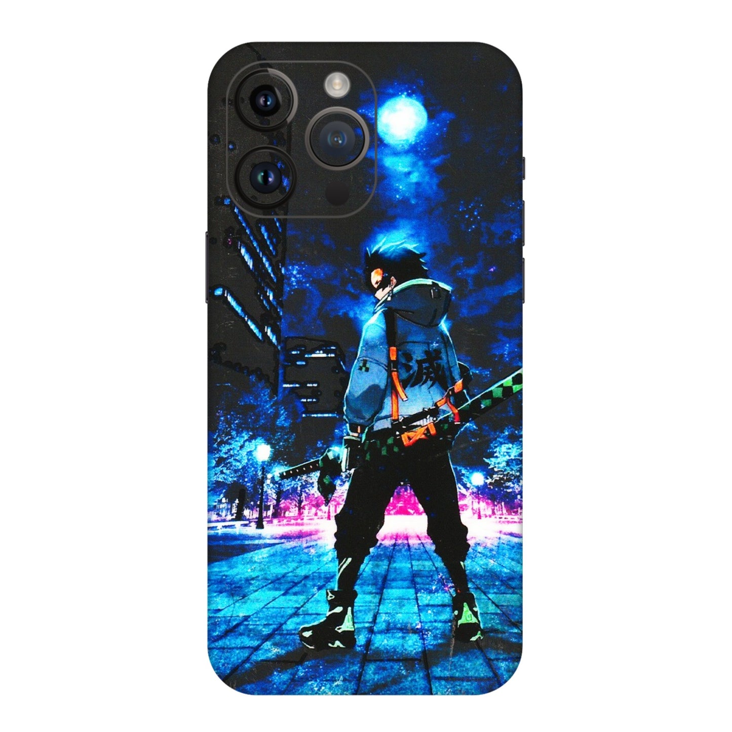 Apple iPhone Skins (All Models) - Demon Slayer Sword - 3D Embossed Finish (L-247) iPhone 14 Pro Max