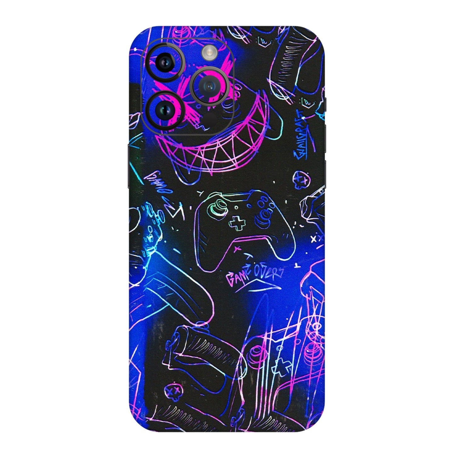 Apple iPhone Skins (All Models) - Gamers Paradise - 3D Embossed Finish (L-258) iPhone 14 Pro Max