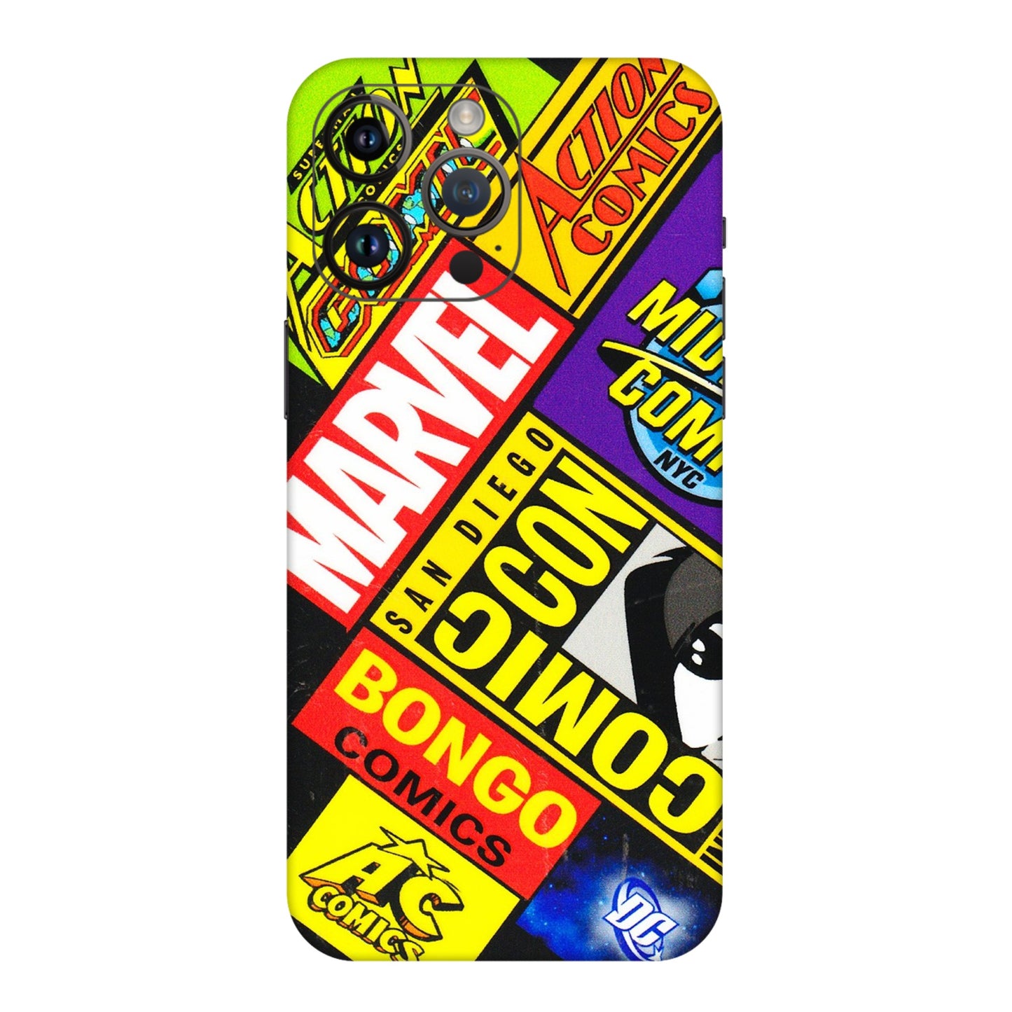 Apple iPhone Skins (All Models) - Bongo Comic Con - 3D Embossed Finish (L-325) iPhone 14 Pro Max