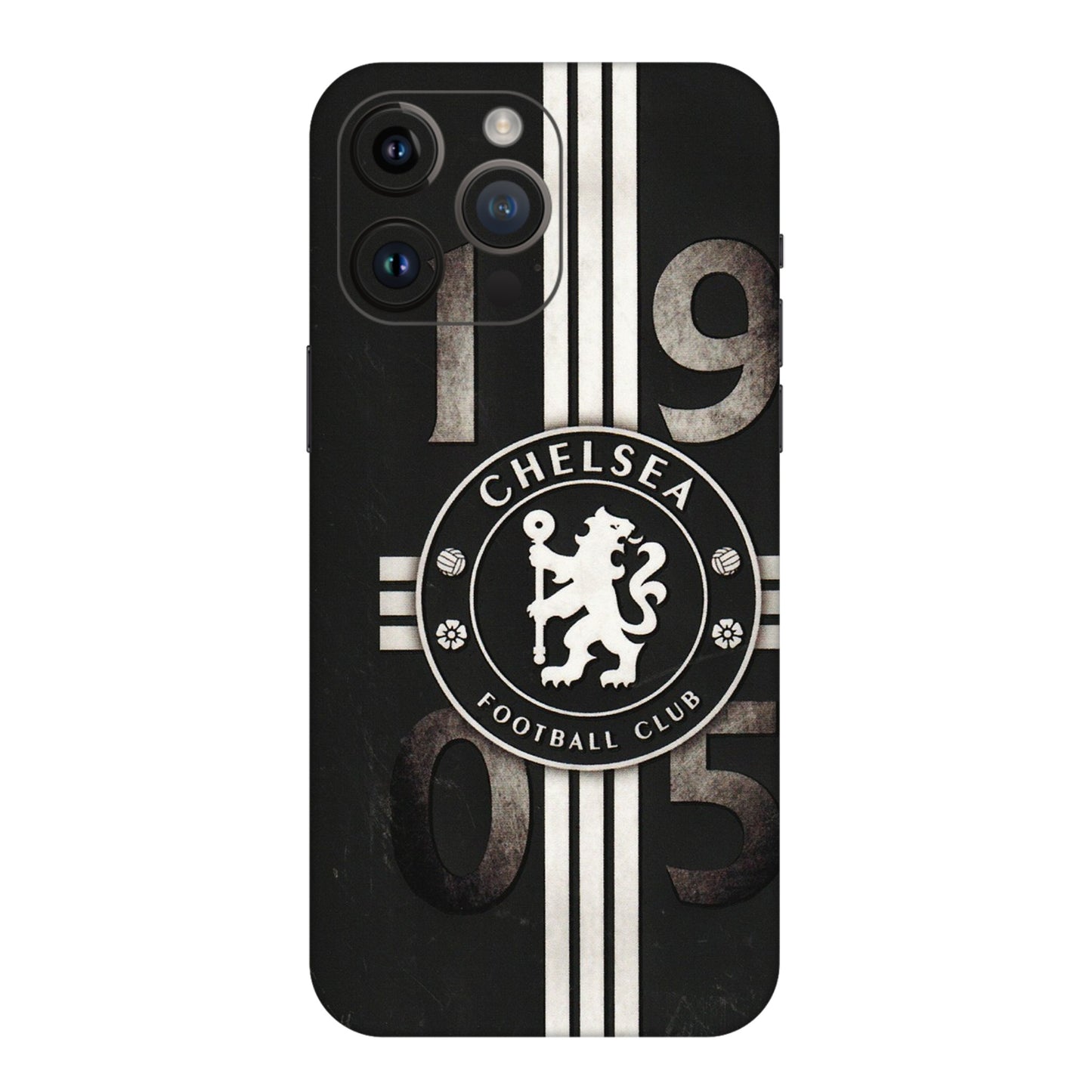 Apple iPhone Skins (All Models) - Chelsea Fan Club - 3D Embossed Finish (L-36) iPhone 14 Pro Max