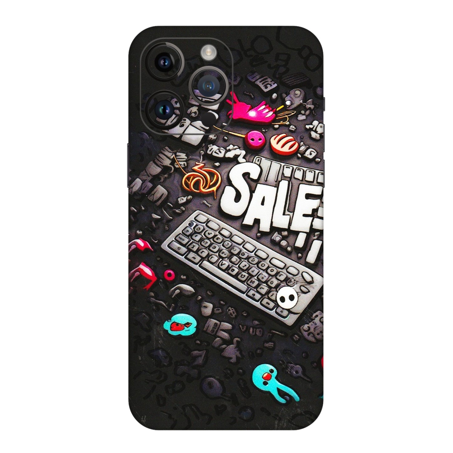 Apple iPhone Skins (All Models) - Gadgets Sale - 3D Embossed Finish (L-50) iPhone 14 Pro Max
