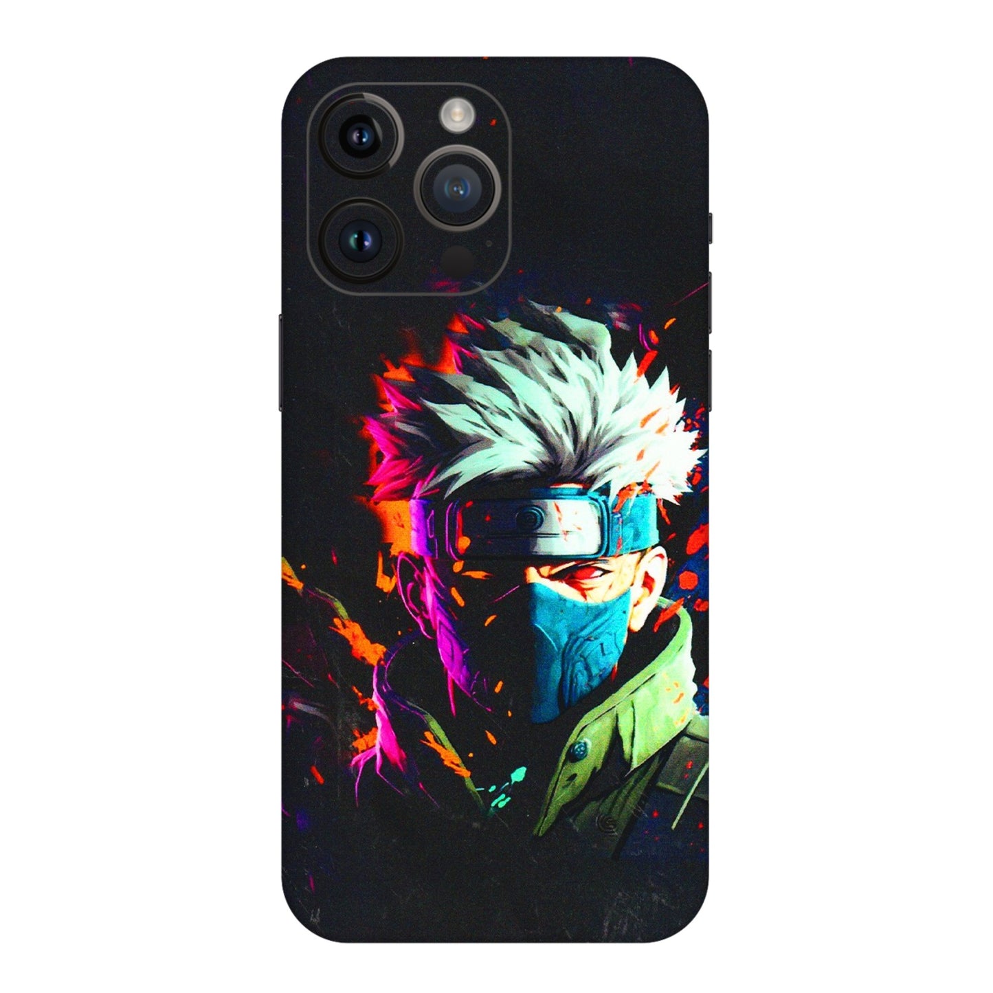 Apple iPhone Skins (All Models) - Anime Cool Character - 3D Embossed Finish (L-59) iPhone 14 Pro Max