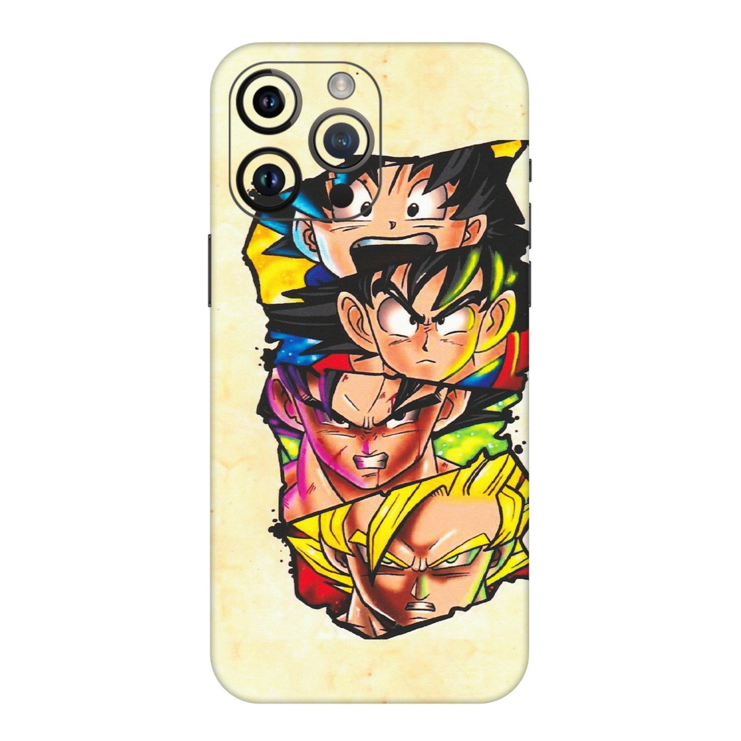 Apple iPhone Skins (All Models) - Angry Multi Anime - Matte Finish (M-113) iPhone 14 Pro Max