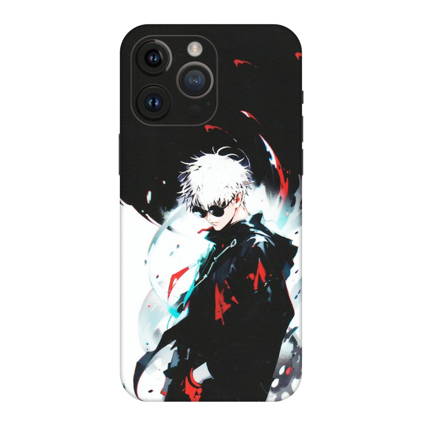 Apple iPhone Skins (All Models) - Gojo Powerful Charater Kaisen Anime - Matte Finish (M-144) iPhone 14 Pro Max
