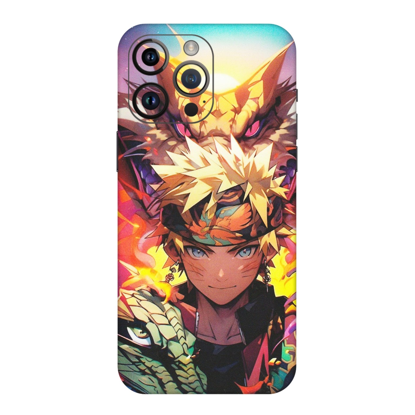 Apple iPhone Skins (All Models) - Angry Naruto Anime - Matte Finish (M-148) iPhone 14 Pro Max
