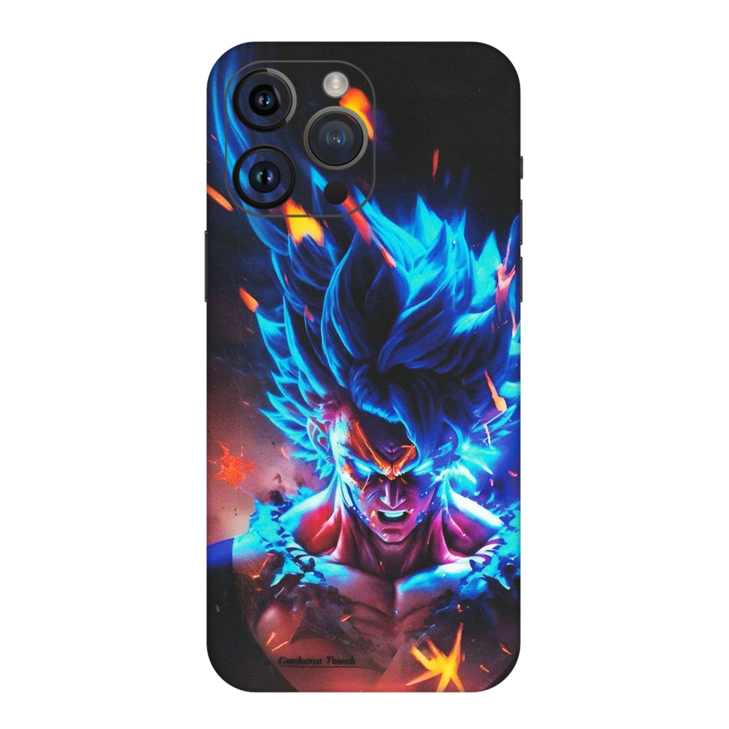 Apple iPhone Skins (All Models) - Angry Goku Dragon Ball Anime - Matte Finish (M-150) iPhone 14 Pro Max