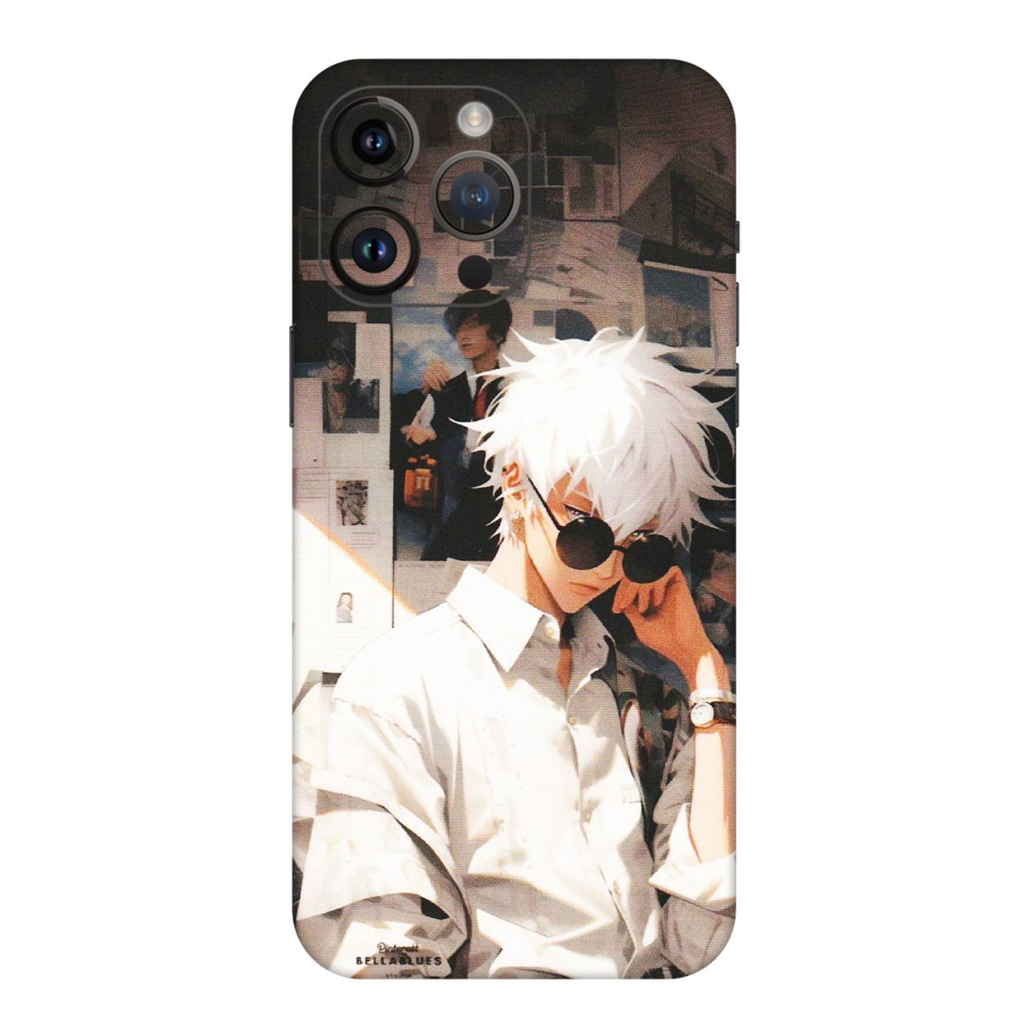 Apple iPhone Skins (All Models) - Gojo Satoru Jujustu Kaisen Anime - Matte Finish (M-156) iPhone 14 Pro Max