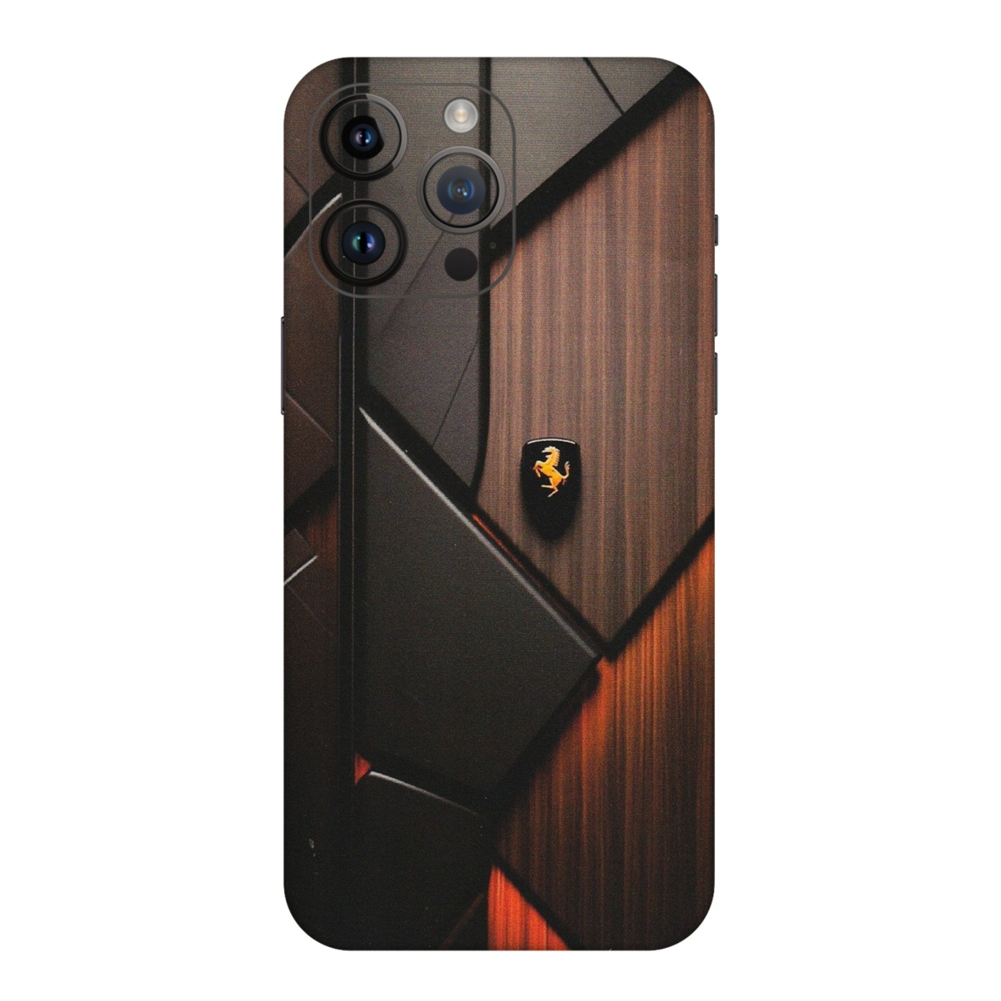 Apple iPhone Skins (All Models) - Lambo Beauty Wood Pattern Sober - Matte Finish (M-51) iPhone 14 Pro Max