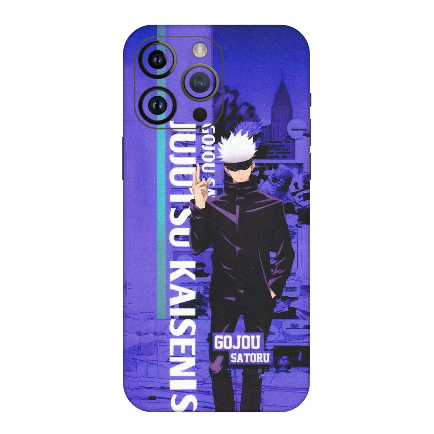 Apple iPhone Skins (All Models) - Jujutsu Kaisen Gojo - Matte Finish (M-05) iPhone 14 Pro Max