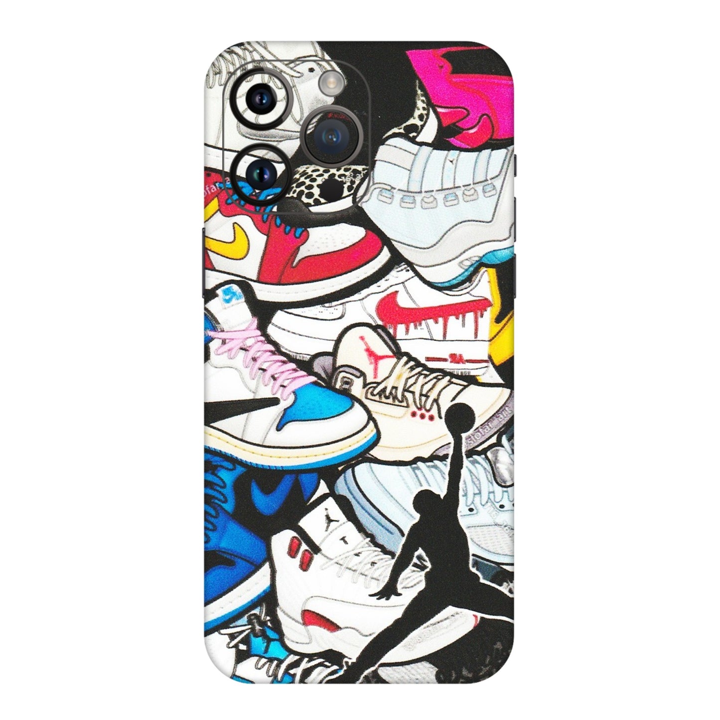 Apple iPhone Skins (All Models) - Jordan Sneakers Fan - Matte Finish (M-80) iPhone 14 Pro Max