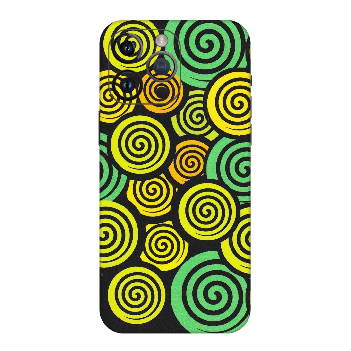 Apple iPhone Skins (All Models) - Crazy Spiral - Matte Finish (M-91) iPhone 14 Pro Max