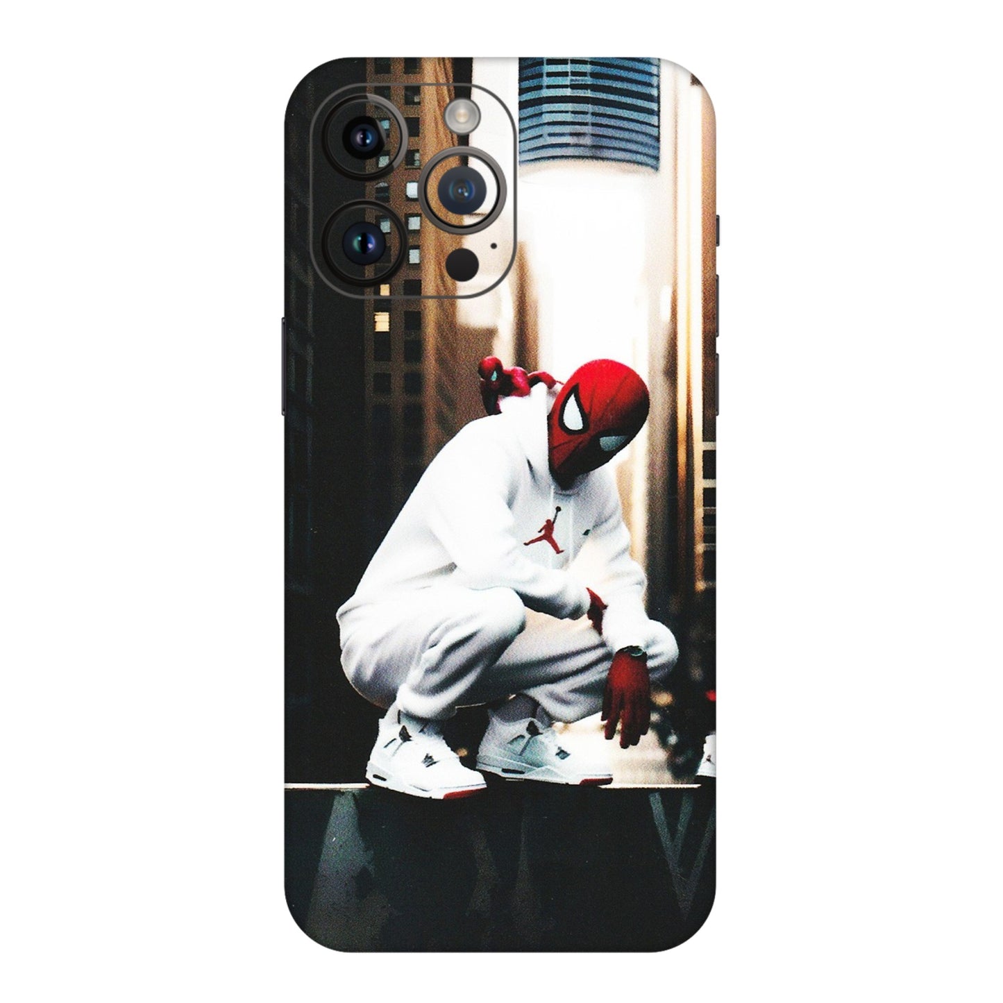 Apple iPhone Skins (All Models) - Sportsman Spider Man - Matte Finish (M-94) iPhone 14 Pro Max