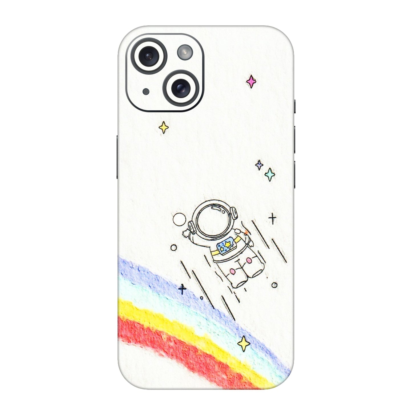 Apple iPhone Skins (All Models) - Milkyway Astronaut - 3D Embossed Finish (L-110) iPhone 15
