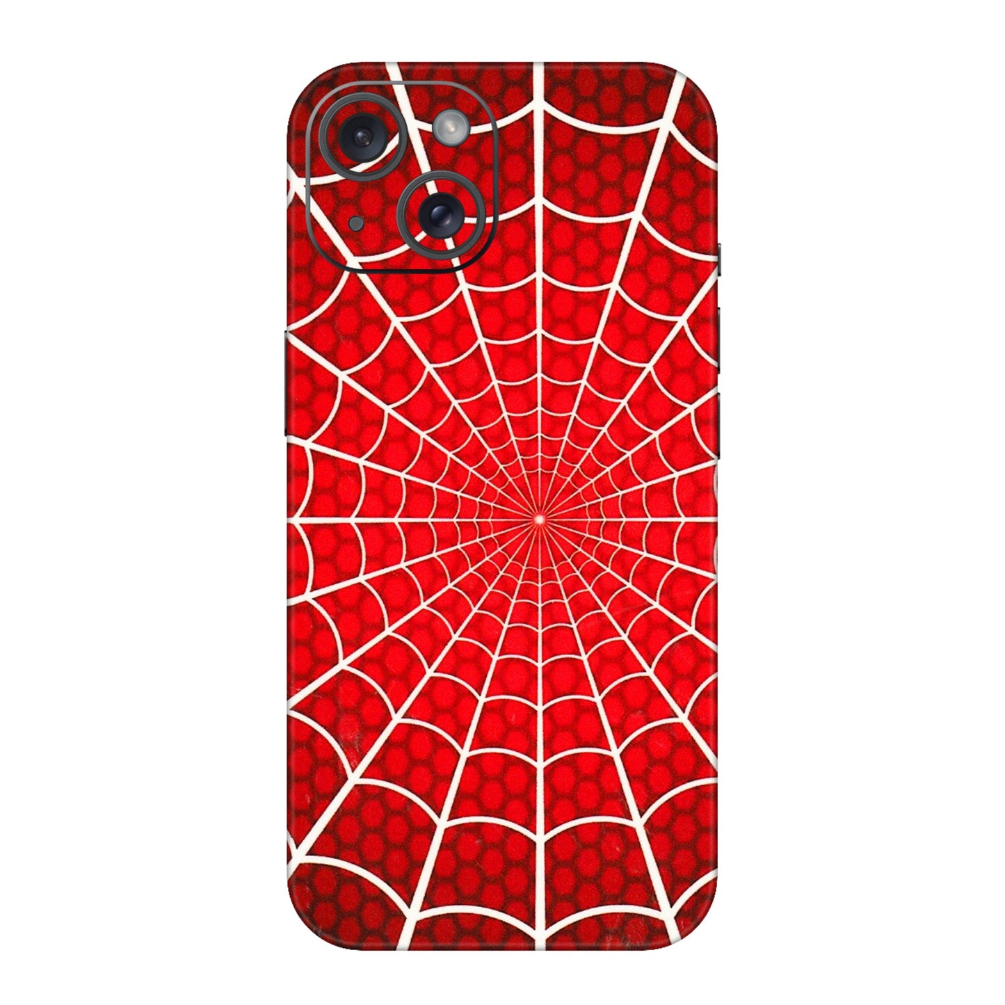 Apple iPhone Skins (All Models) - Classic Spidey Web - 3D Embossed Finish (L-115) iPhone 15