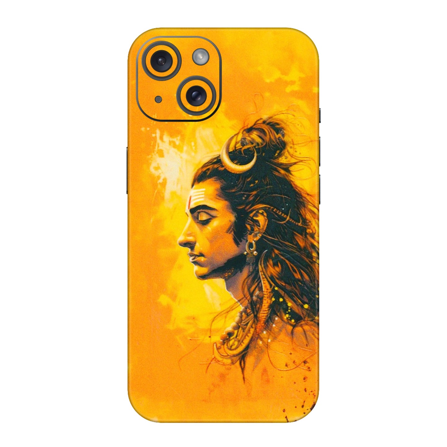 Apple iPhone Skins (All Models) - Shiv Shakti - 3D Embossed Finish (L-14) iPhone 15