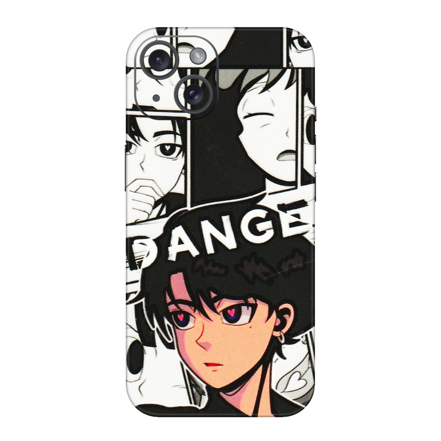 Apple iPhone Skins (All Models) - Danger Anime - 3D Embossed Finish (L-155) iPhone 15