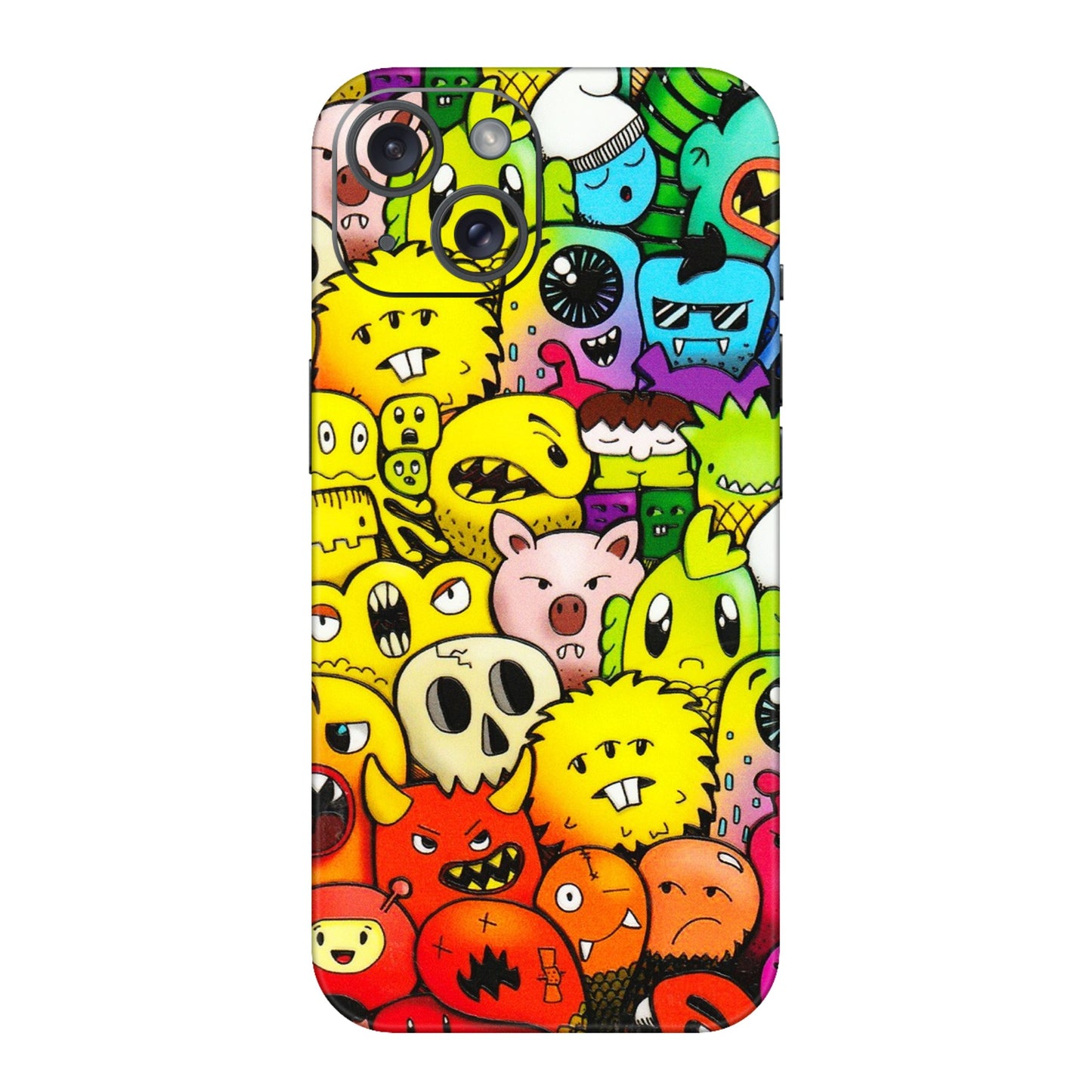 Apple iPhone Skins (All Models) - Angry Funkies - 3D Embossed Finish (L-169) iPhone 15