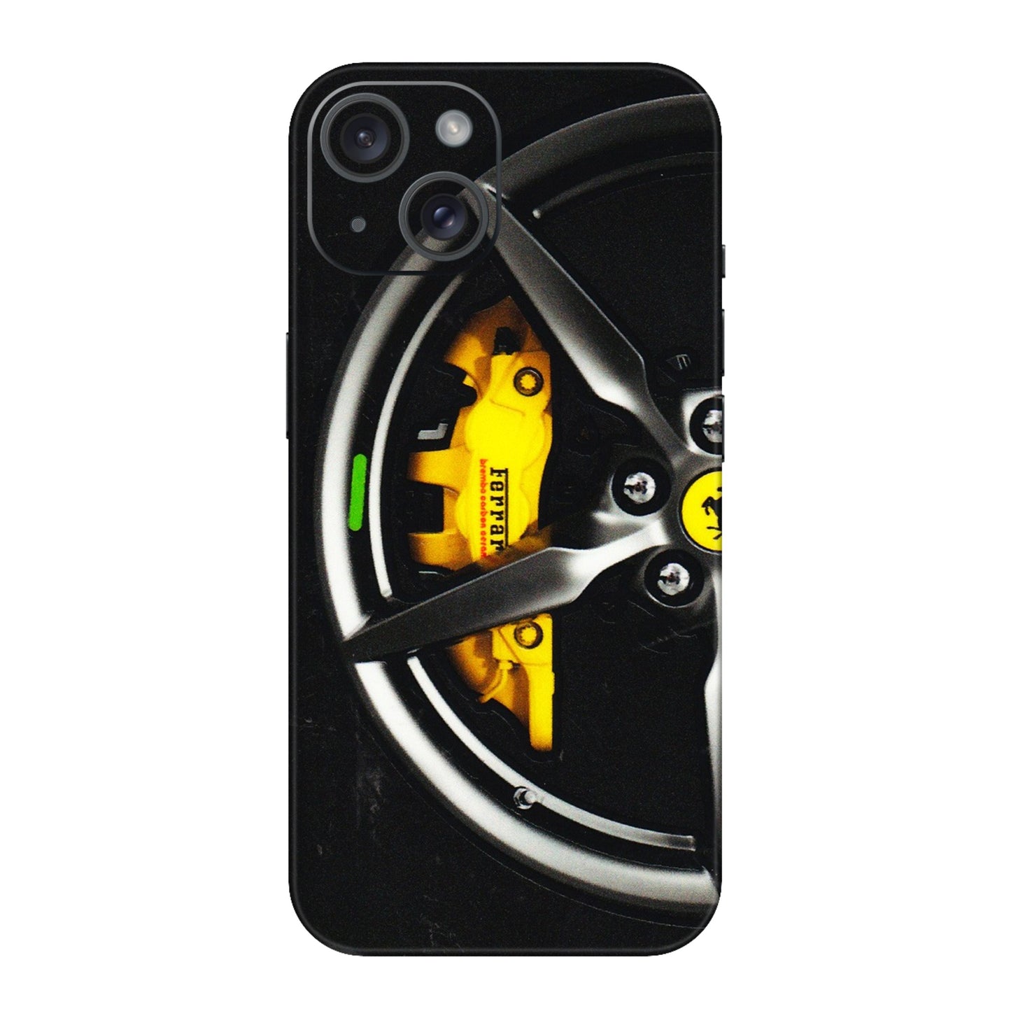 Apple iPhone Skins (All Models) - Ferrari Wheel Alloy - 3D Embossed Finish (L-173) iPhone 15