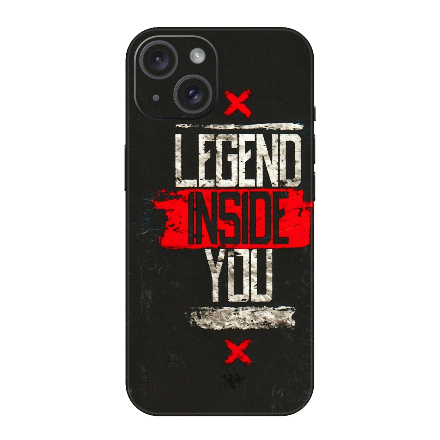 Apple iPhone Skins (All Models) - Legend Inside You - 3D Embossed Finish (L-186) iPhone 15