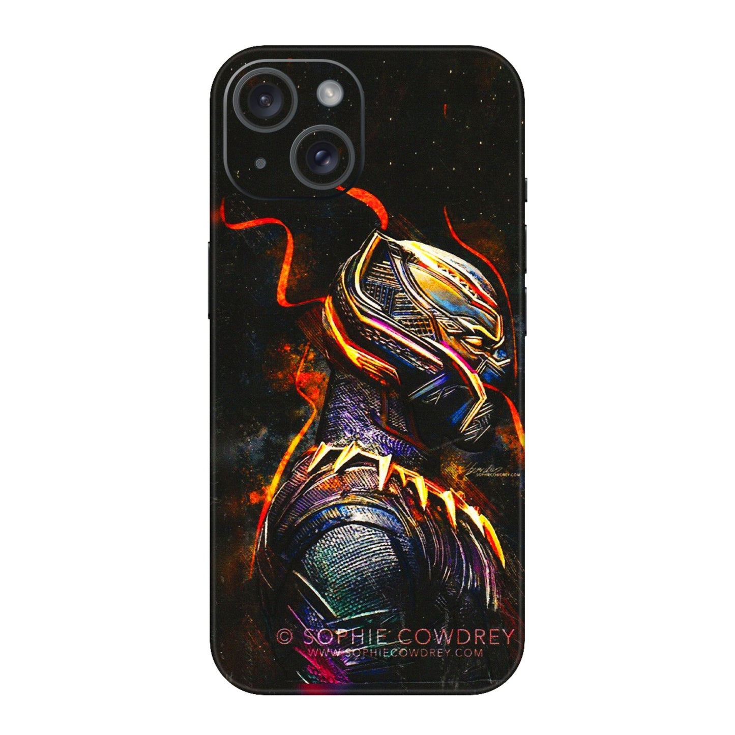 Apple iPhone Skins (All Models) - Black Panther - 3D Embossed Finish (L-190) iPhone 15