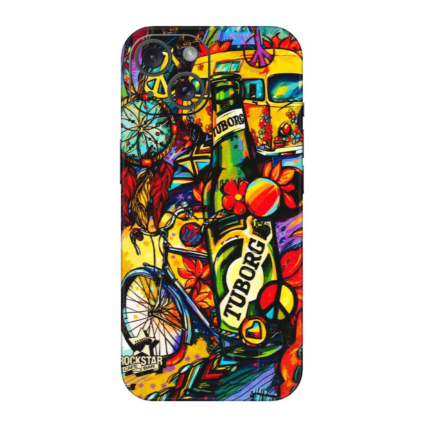 Apple iPhone Skins (All Models) - Cool Beer Bottle - 3D Embossed Finish (L-193) iPhone 15