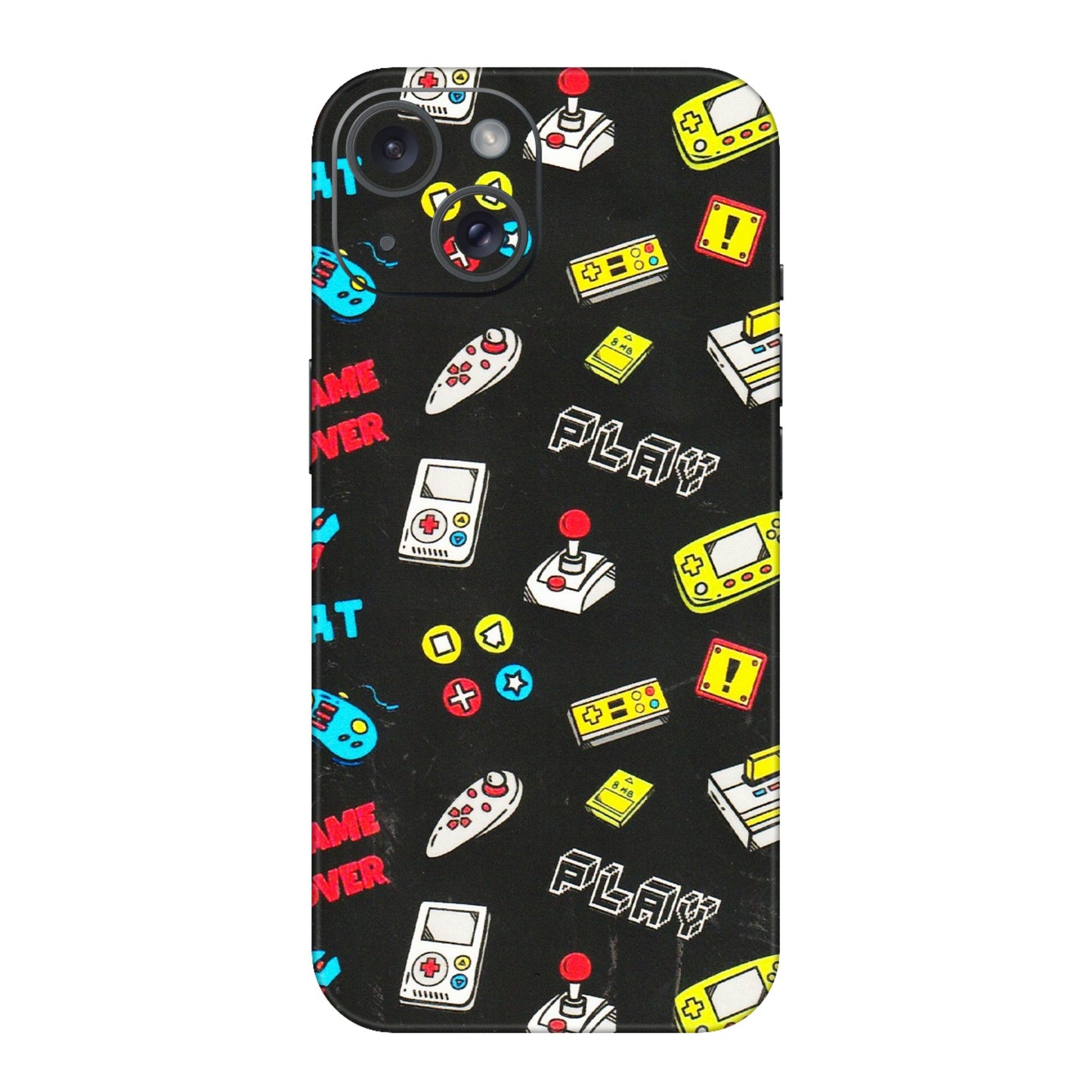Apple iPhone Skins (All Models) - Gaming Doodles - 3D Embossed Finish (L-224) iPhone 15