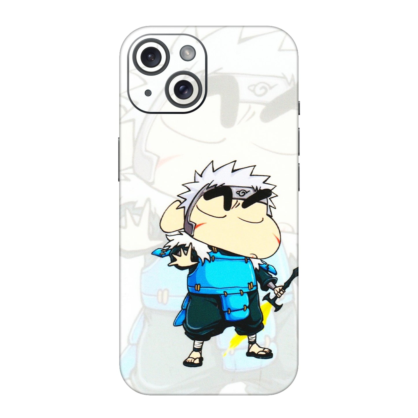 Apple iPhone Skins (All Models) - Angry Young Shinchan - 3D Embossed Finish (L-226) iPhone 15