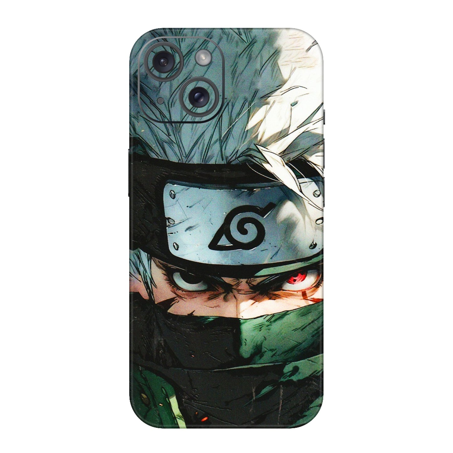 Apple iPhone Skins (All Models) - Kakashi Red Eye Focus - 3D Embossed Finish (L-227) iPhone 15