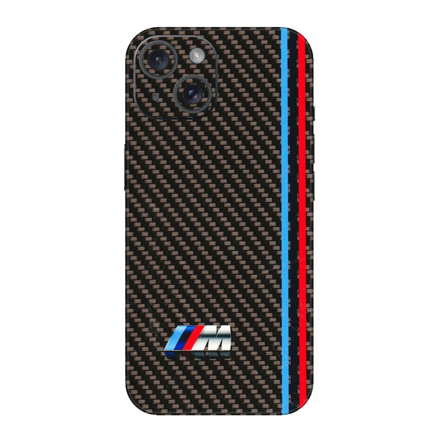 Apple iPhone Skins (All Models) - BM Carbon Fiber Feels - 3D Embossed Finish (L-38) iPhone 15