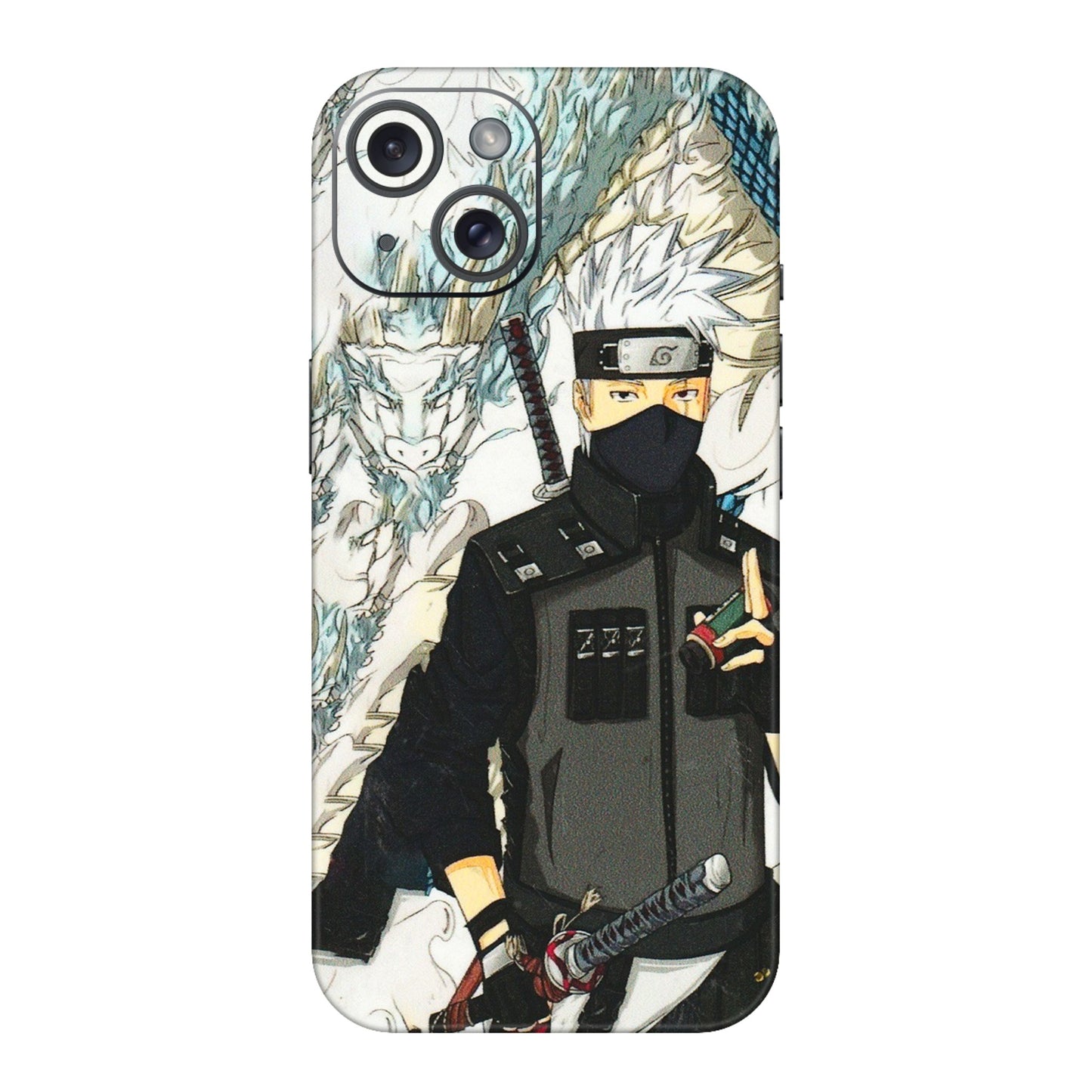 Apple iPhone Skins (All Models) - Kakashi Hatake Naruto Anime - 3D Embossed Finish (L-46) iPhone 15