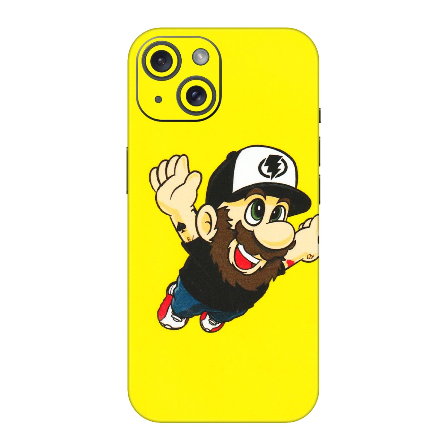 Apple iPhone Skins (All Models) - Flying Beardo - 3D Embossed Finish (L-60) iPhone 15