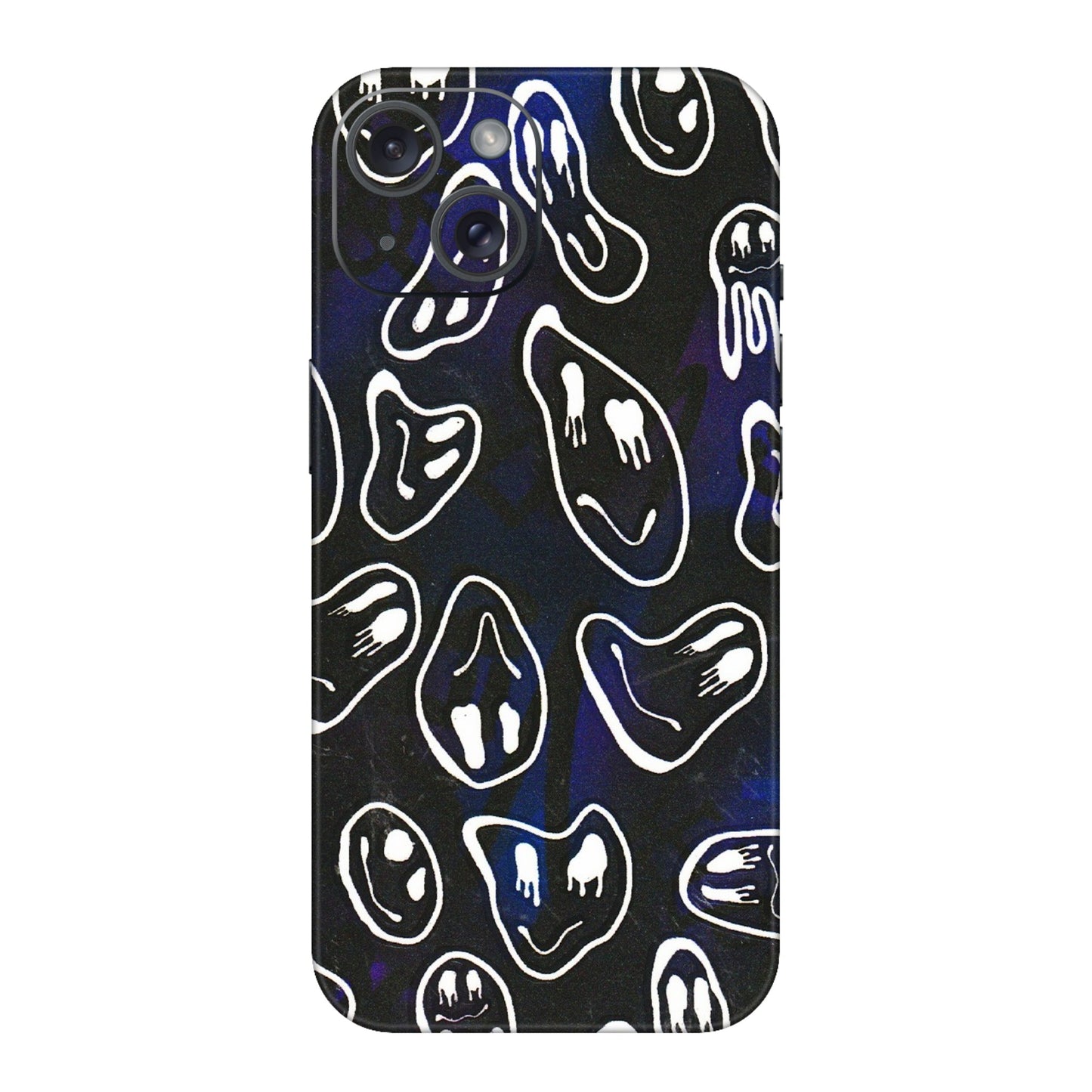 Apple iPhone Skins (All Models) - Distorted Smileys - 3D Embossed Finish (L-92) iPhone 15