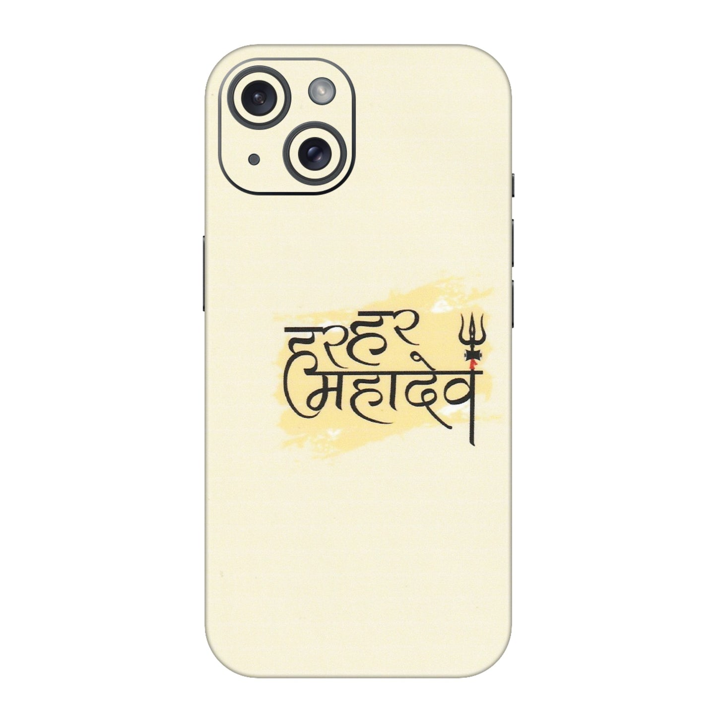 Apple iPhone Skins (All Models) - Har Har Mahadev - Matte Finish (M-10) iPhone 15