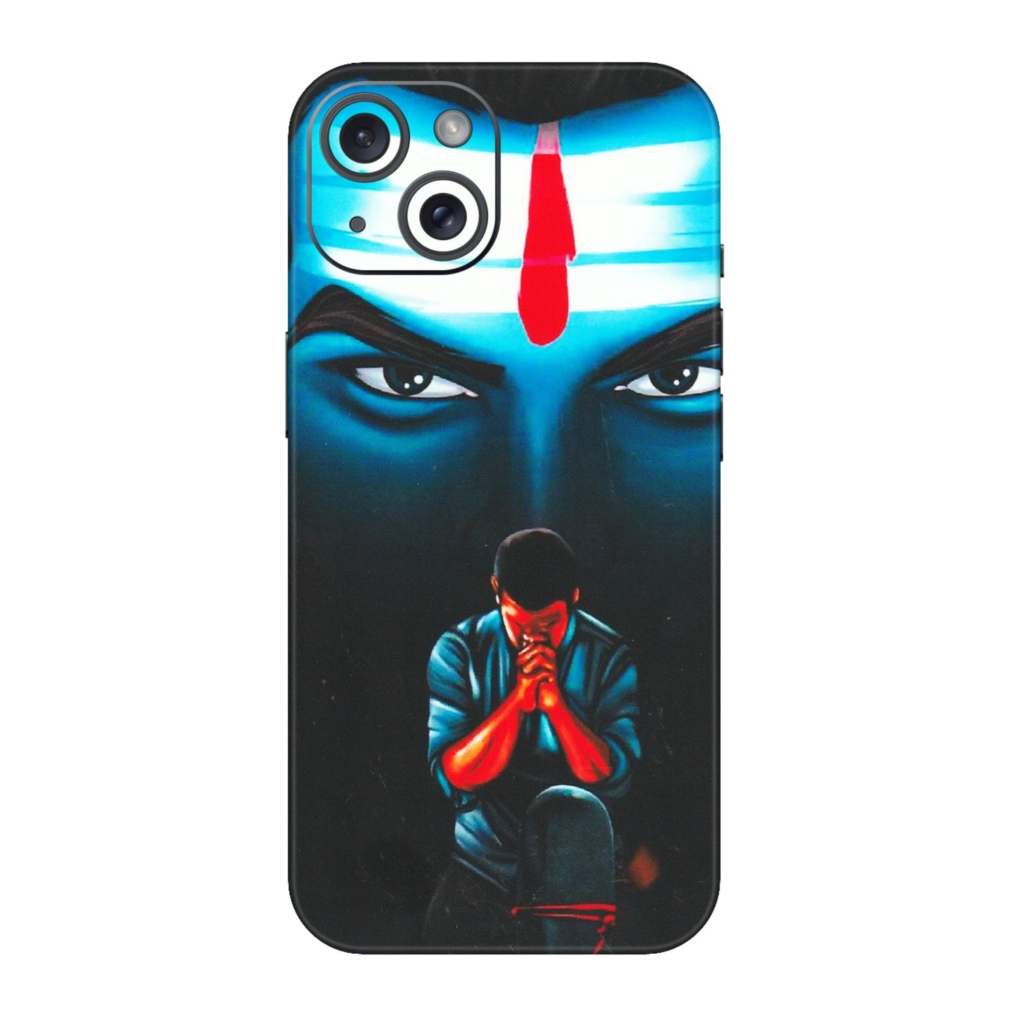 Apple iPhone Skins (All Models) - Mahakal Bhakt - Matte Finish (M-112) iPhone 15