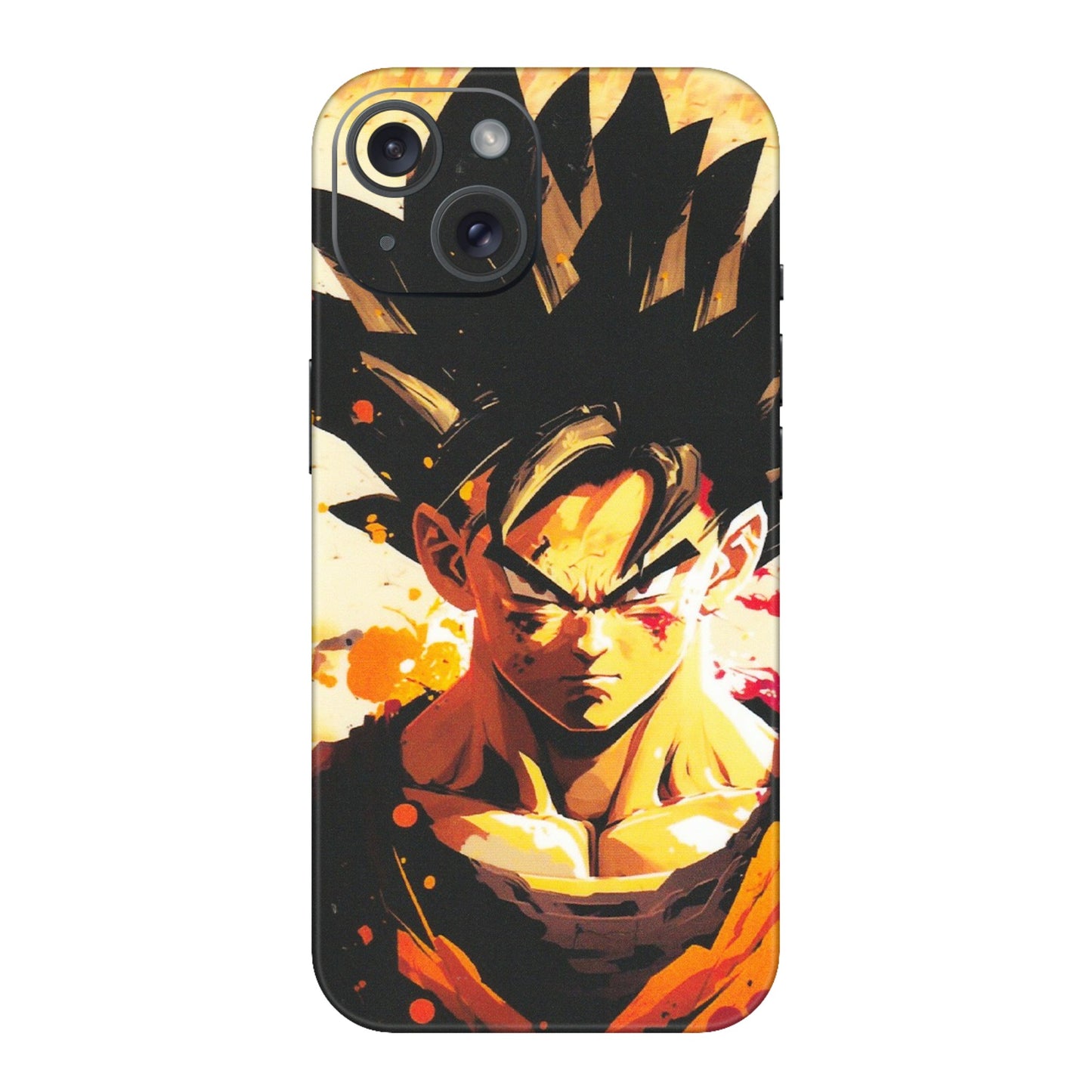 Apple iPhone Skins (All Models) - Angry Goku - Matte Finish (M-12) iPhone 15