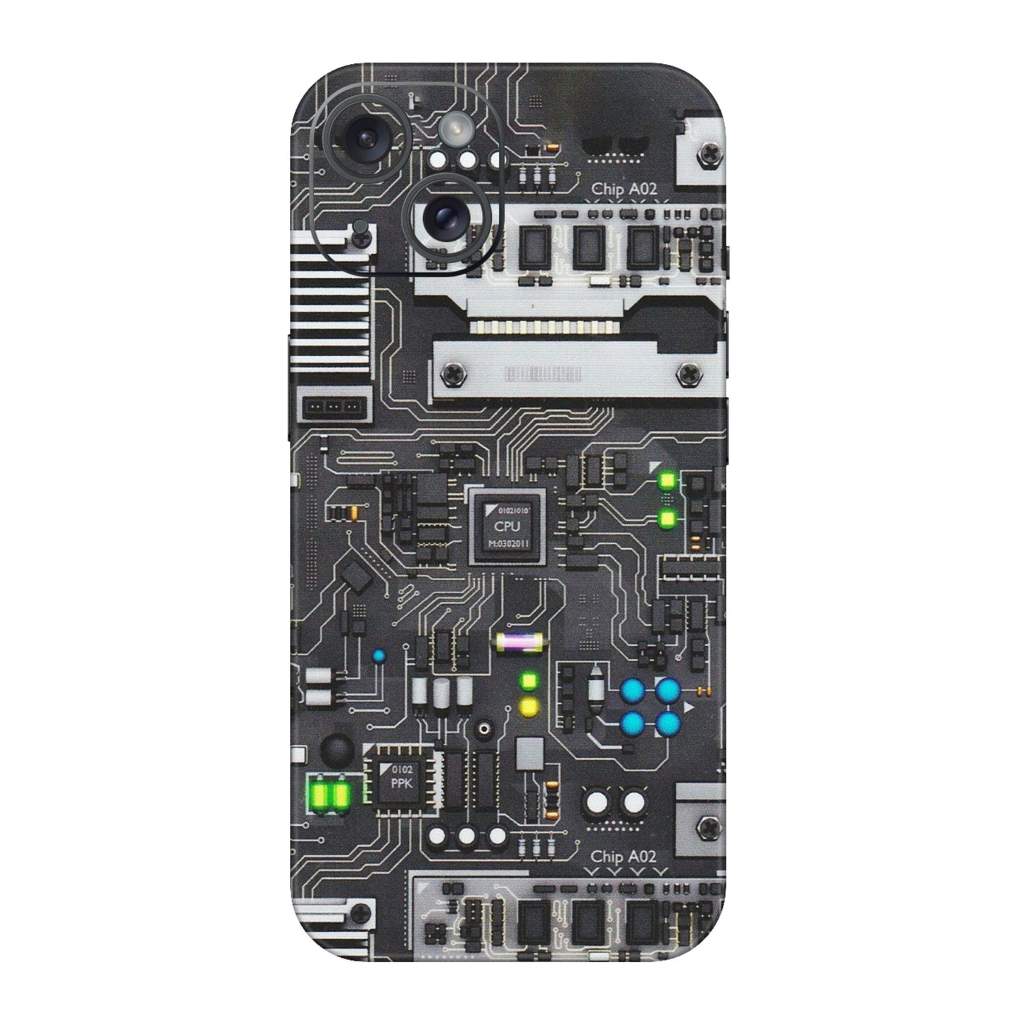 Apple iPhone Skins (All Models) - Motherboard Internals - Matte Finish (M-135) iPhone 15