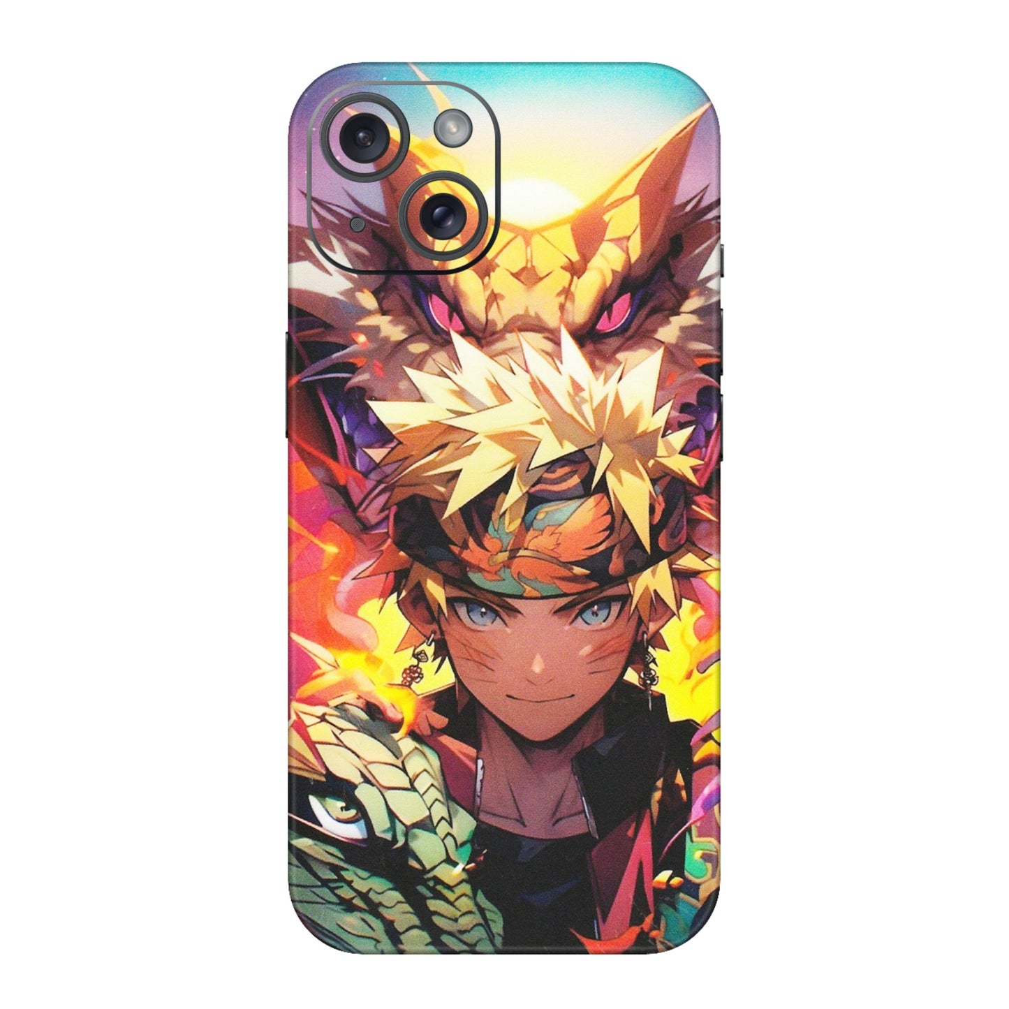 Apple iPhone Skins (All Models) - Angry Naruto Anime - Matte Finish (M-148) iPhone 15