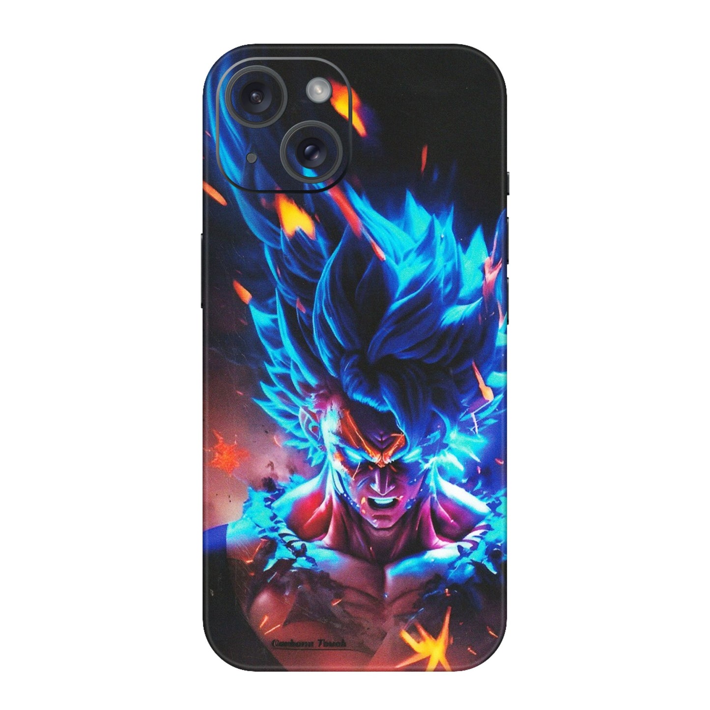 Apple iPhone Skins (All Models) - Angry Goku Dragon Ball Anime - Matte Finish (M-150) iPhone 15