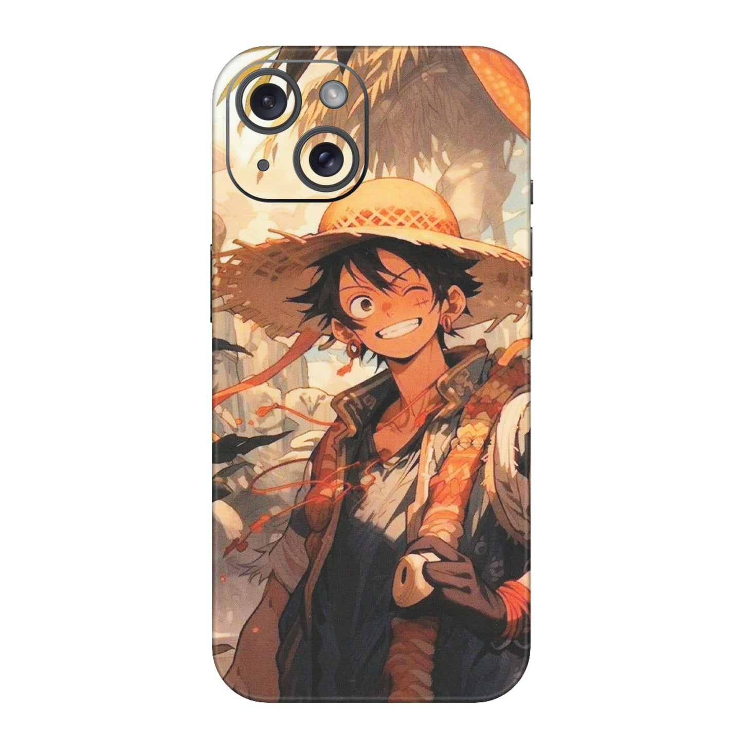 Apple iPhone Skins (All Models) - Anime Character Smile - Matte Finish (M-33) iPhone 15