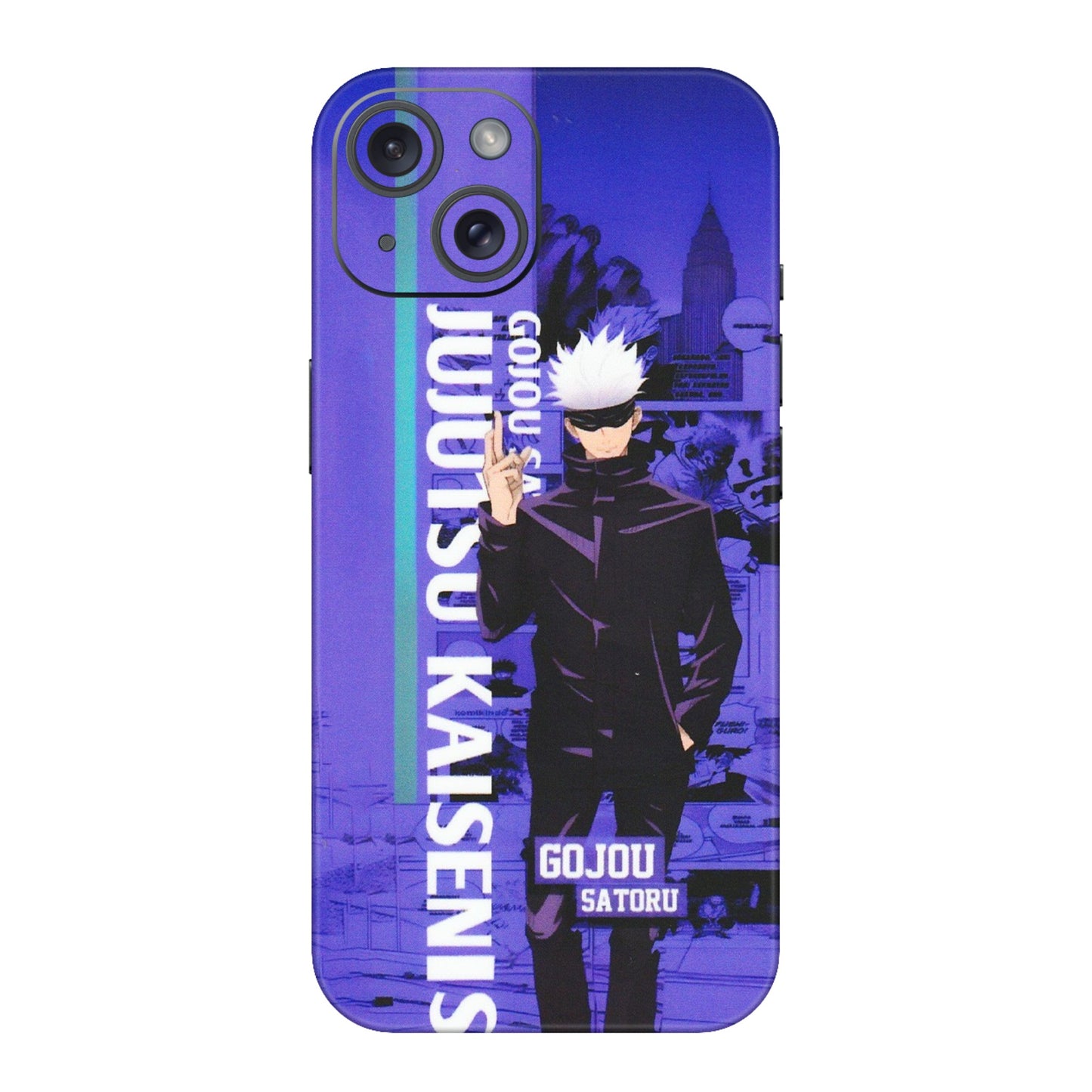 Apple iPhone Skins (All Models) - Jujutsu Kaisen Gojo - Matte Finish (M-05) iPhone 15