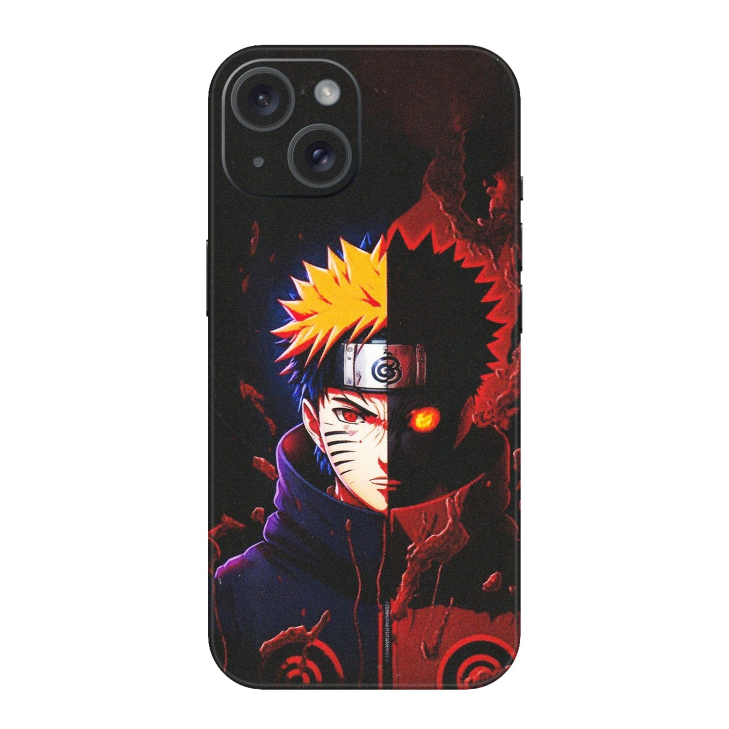 Apple iPhone Skins (All Models) - Naruto X Evil - Matte Finish (M-70) iPhone 15