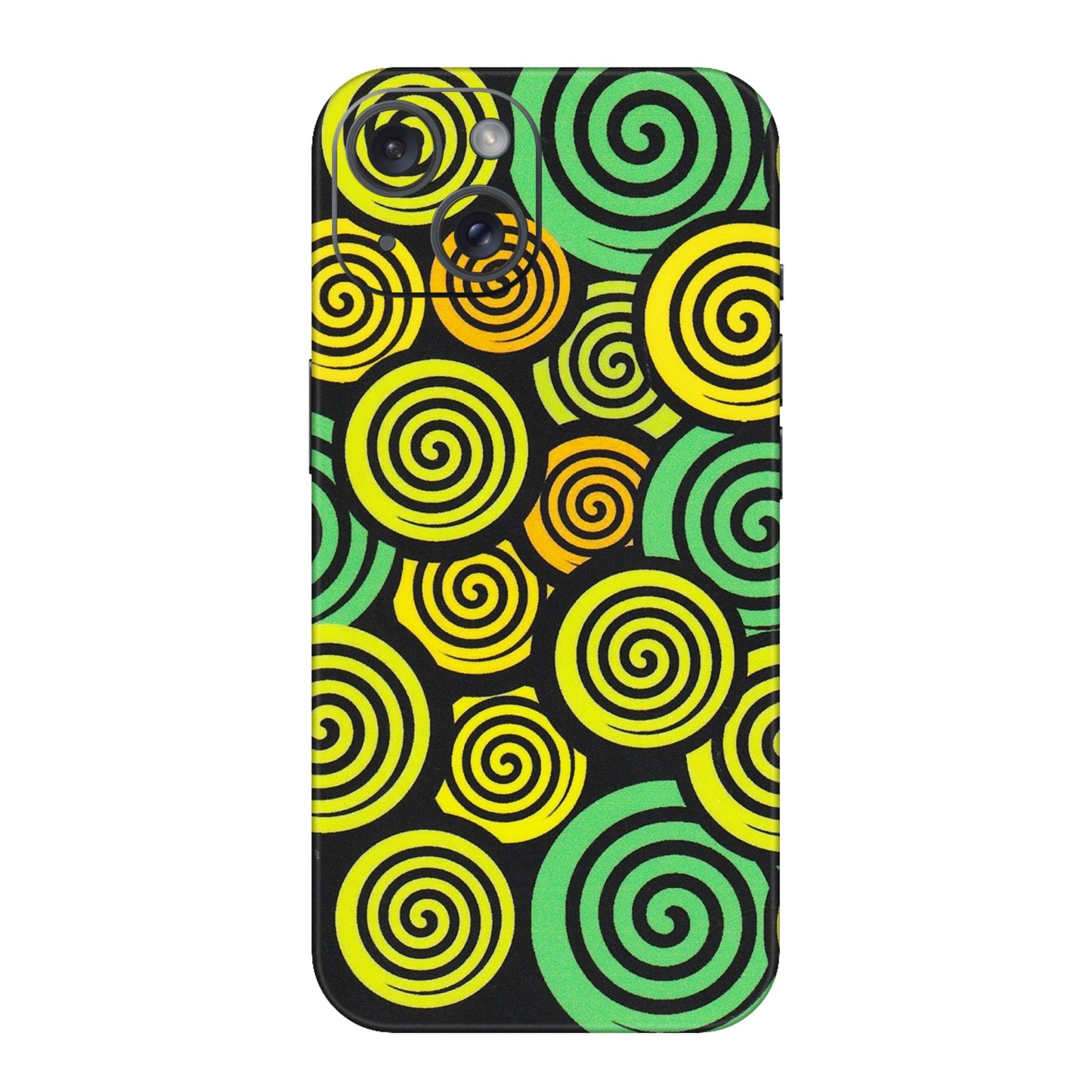 Apple iPhone Skins (All Models) - Crazy Spiral - Matte Finish (M-91) iPhone 15