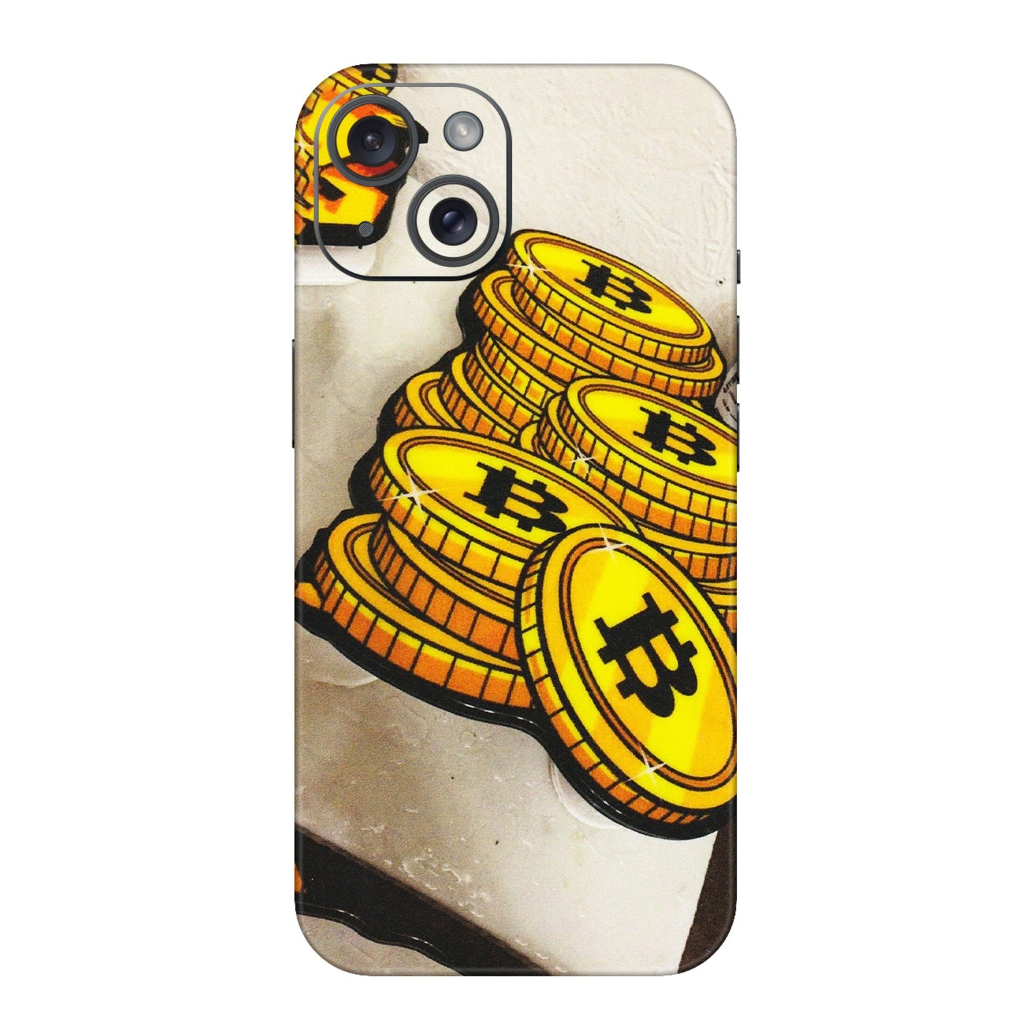 Apple iPhone Skins (All Models) - Billionaire Bitcoin Collection - Matte Finish (M-92) iPhone 15